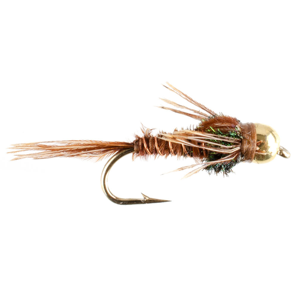 Bead Head Pheasant Tail Nymph 1 Dozen Fly Fishing Flies Size 16