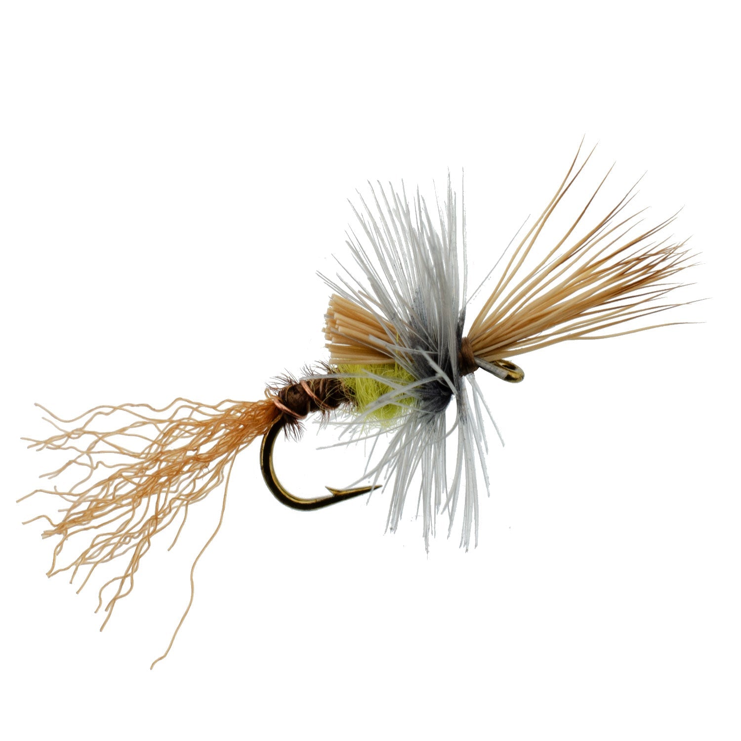 3 Pack Pale Morning Dun PMD Cripple Mayfly Hook Size 18