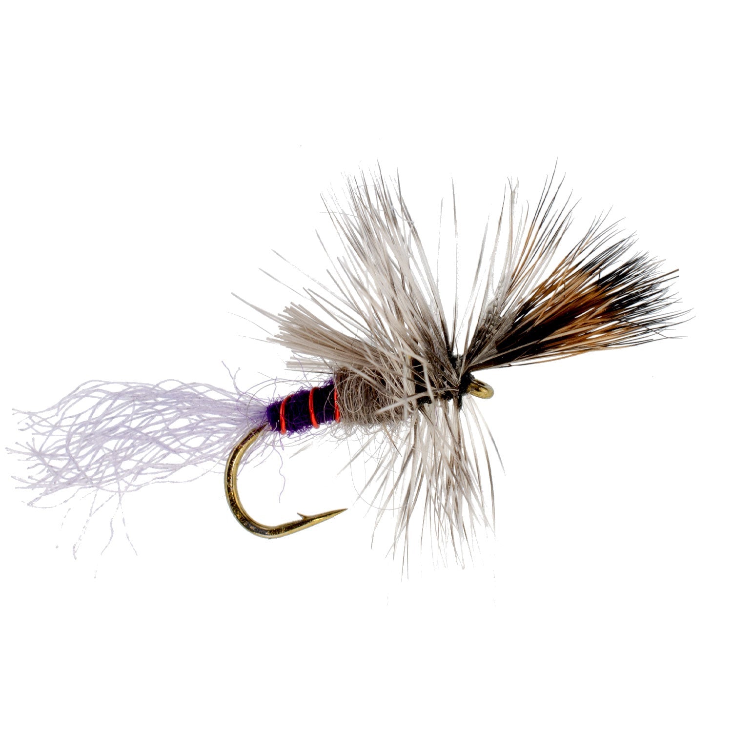 Purple Haze Cripple Mayfly 12 Flies Hook Size 16