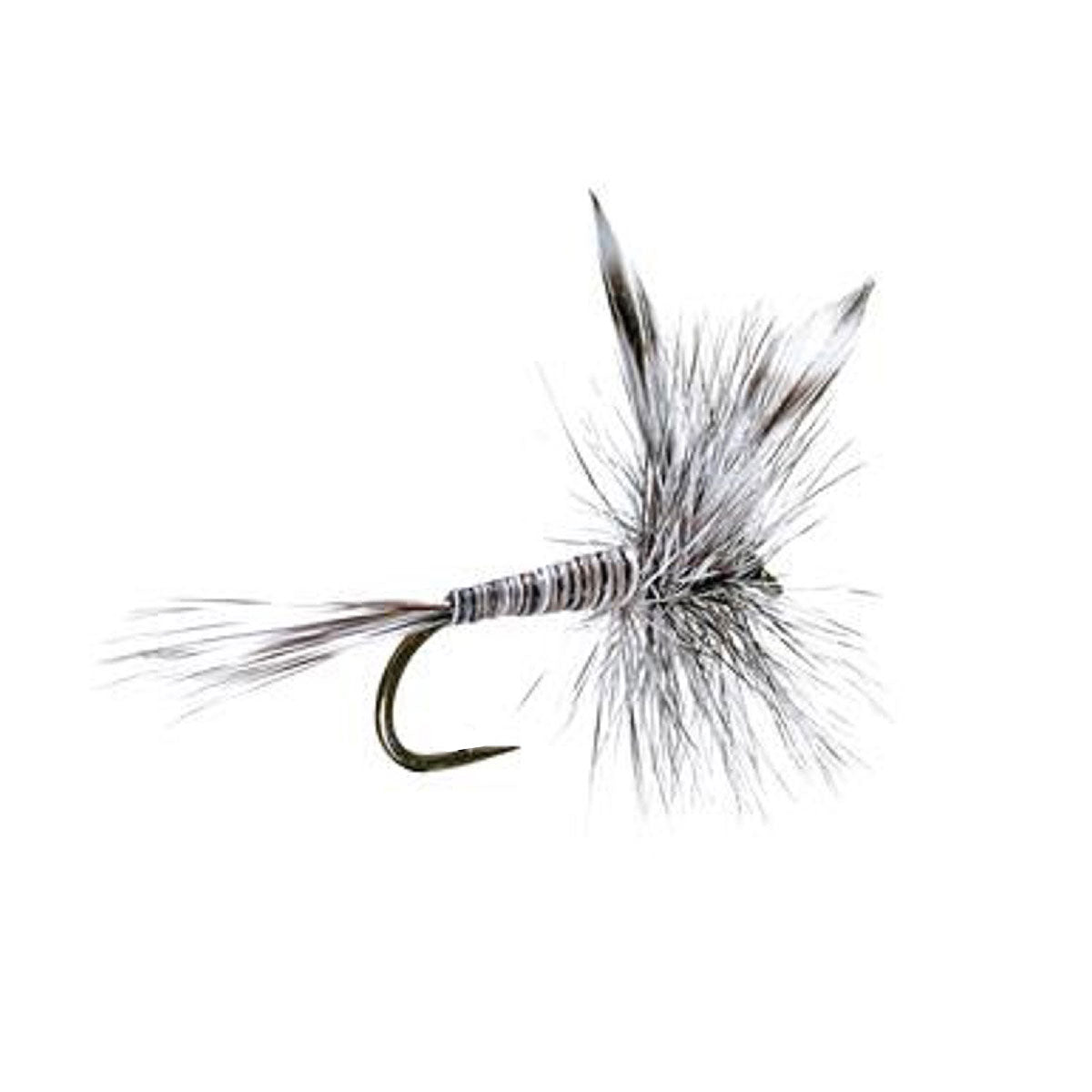 Barbless Mosquito Classic Trout Dry Fly Fishing 6 Flies - Hook Size 14