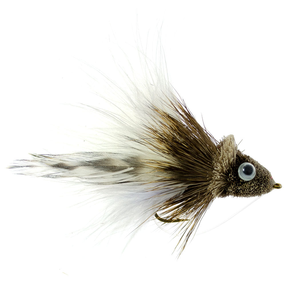Bass Bug Collection - Set of 12 Bass Fly Fishing Flies - Surface Poppers Frog, Rat, Mouse and Divers - Hook Sizes 2,4, 6 and 8