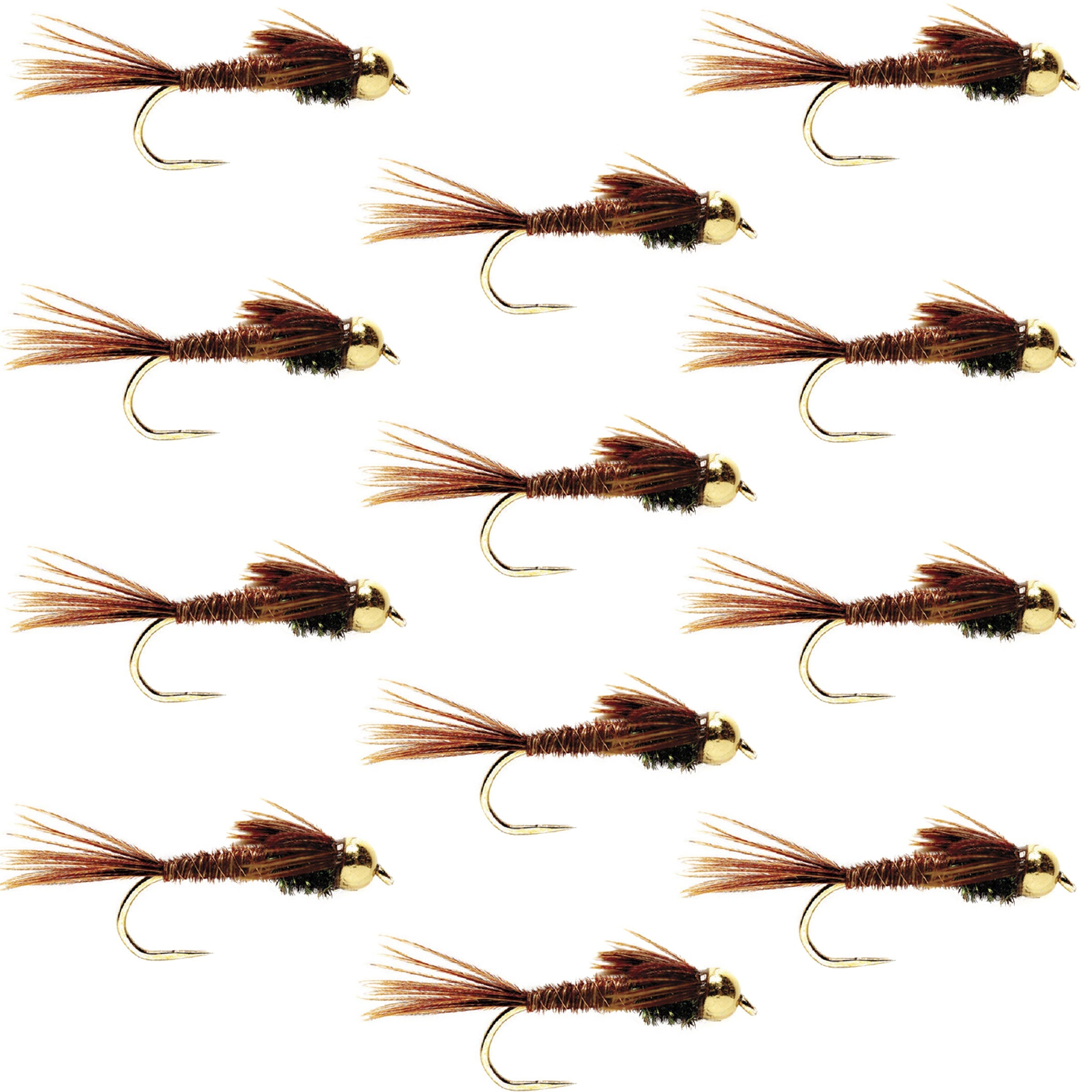Barbless Bead Head Pheasant Tail Nymph Fly 1 Dozen Flies Hook Size 18 –  Wasatch Tenkara Rods