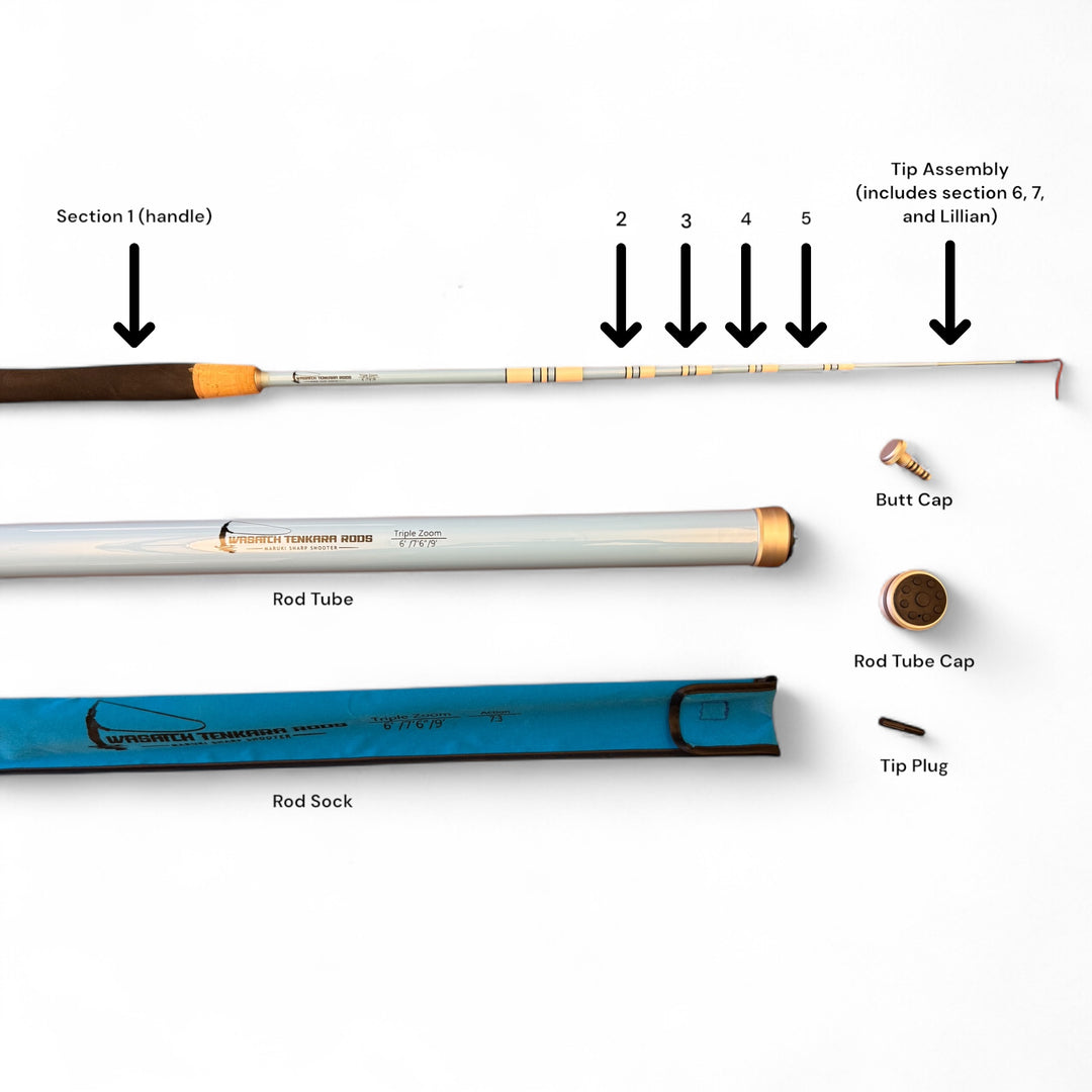 Sharpshooter Replacement Parts – Wasatch Tenkara Rods Sharpshooter Replacement Parts – Wasatch Tenkara Rods