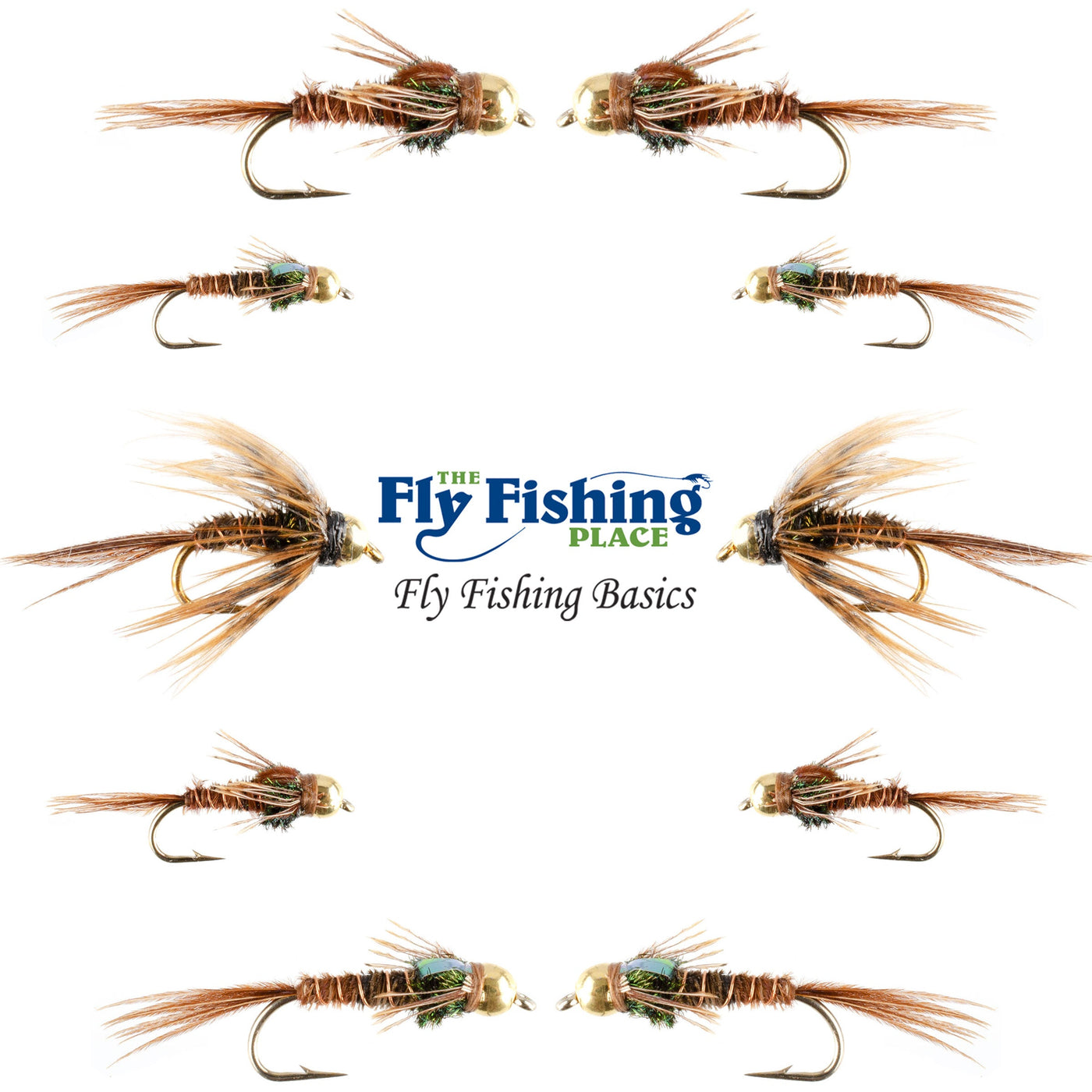 Basics Collection - Bead Head Pheasant Tail Nymph Assortment - 10 Wet ...