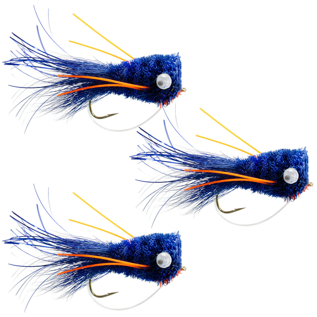 bass popper lure 3 Pack Flashtail Bass Popper Size 6