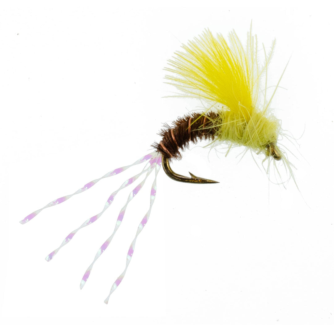 CDC Pale Morning Dun Emerger PMD Fishing Fly - 12 Flies Size 18 ...