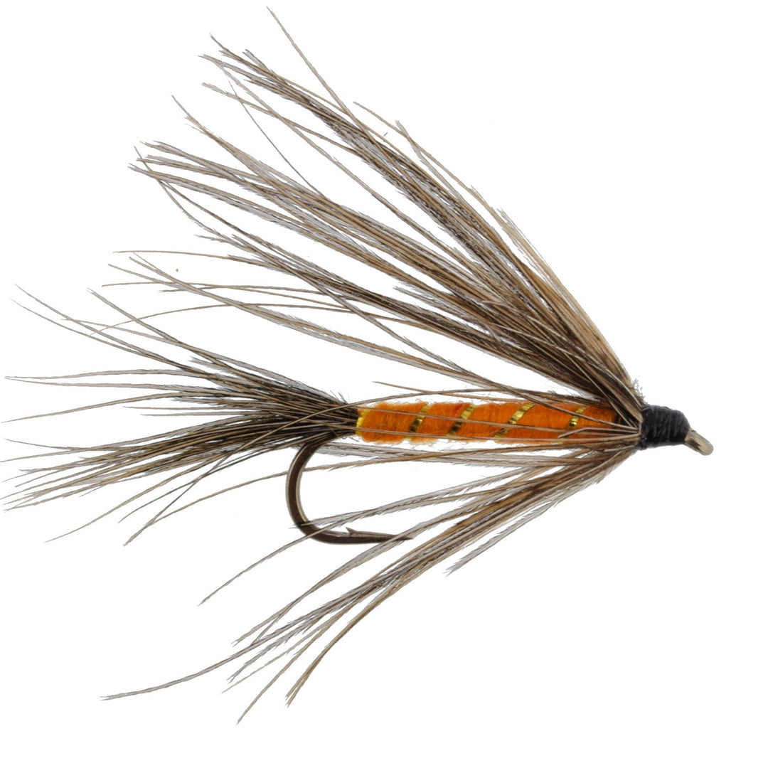 Carey Special Soft Hackle Grouse and Orange Wet Fly - 6 Flies Hook Siz ...