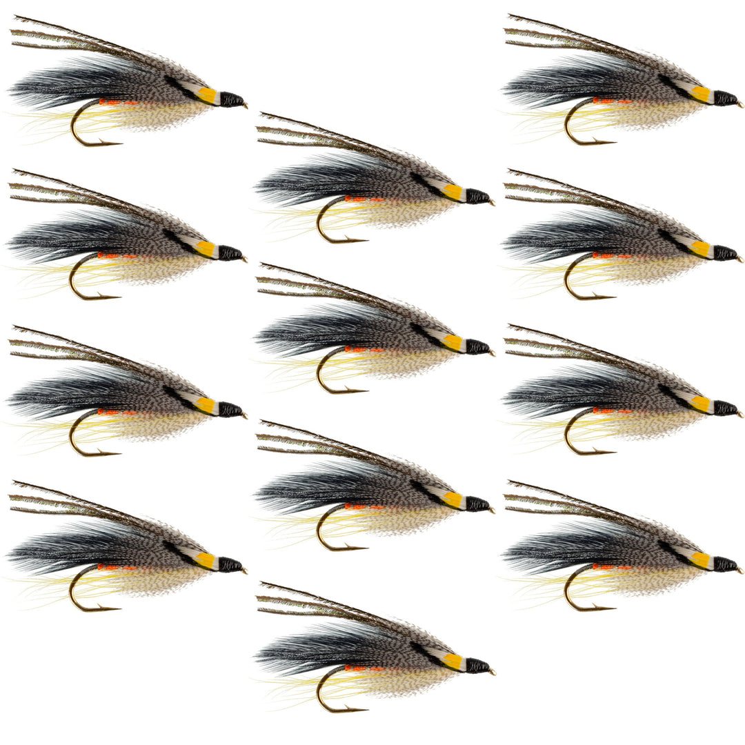 Gray Ghost Classic Streamer Flies - Set of 12 - Hook Size 4 – Wasatch ...