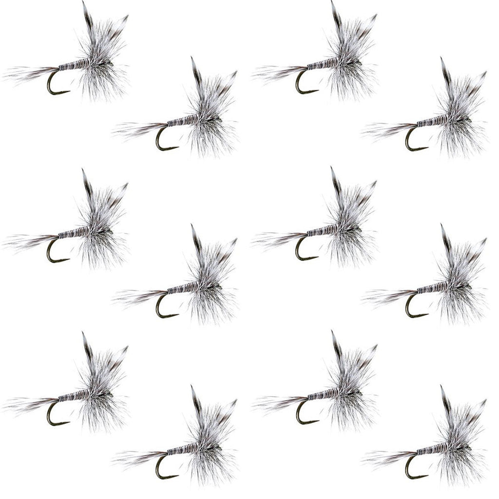 barbless fishing hook trout lure yosemite Barbless Mosquito Classic Trout Dry Fly Fishing 1 Dozen Flies