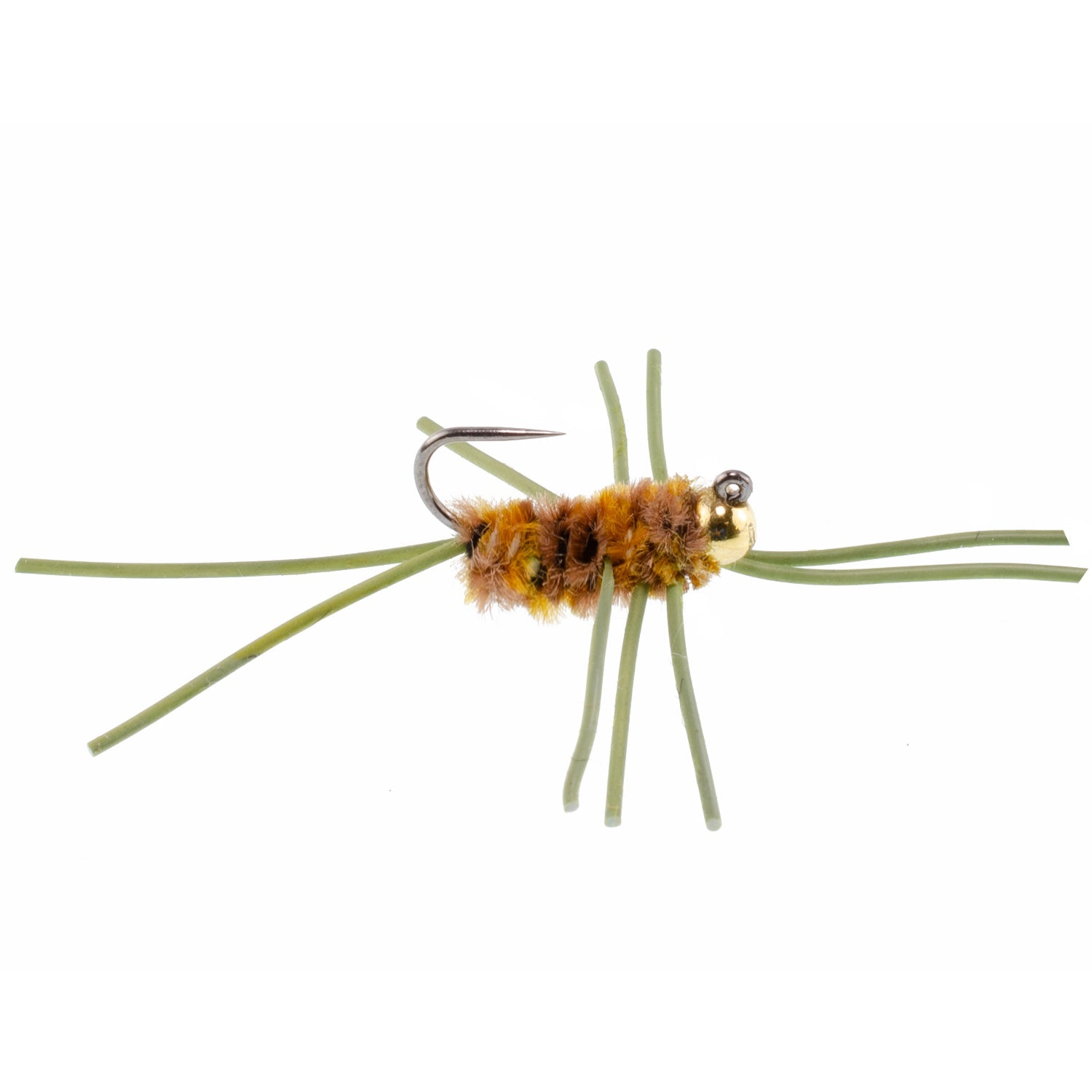 Tungsten Bead Jigged Pat's Rubber Legs Nymph Assortment Fly Fishing Flies - Trout and Bass Wet Fly Pattern - 21 Flies 7 Colors Hook Size 10