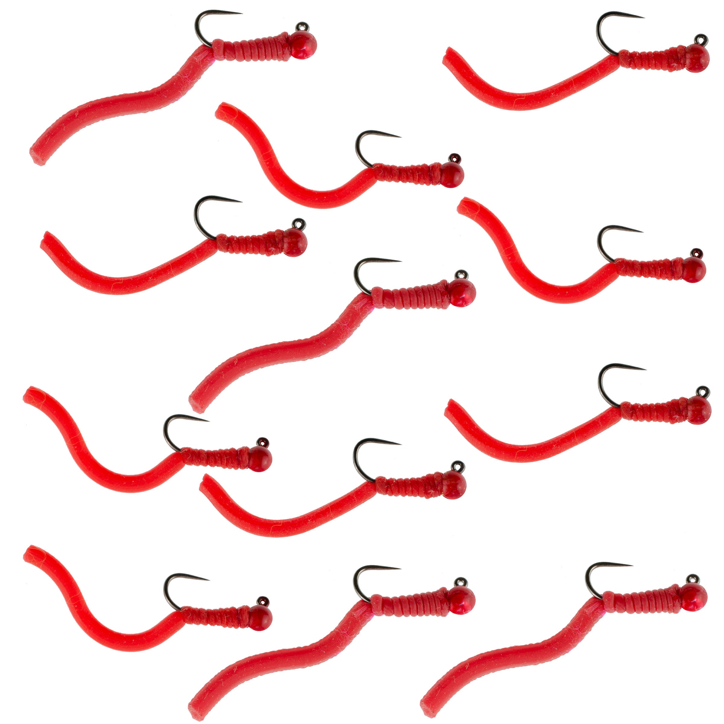 Tungsten Bead Squirminator Squirmy Wormy Tactical Jig Czech Euro Nymph ...