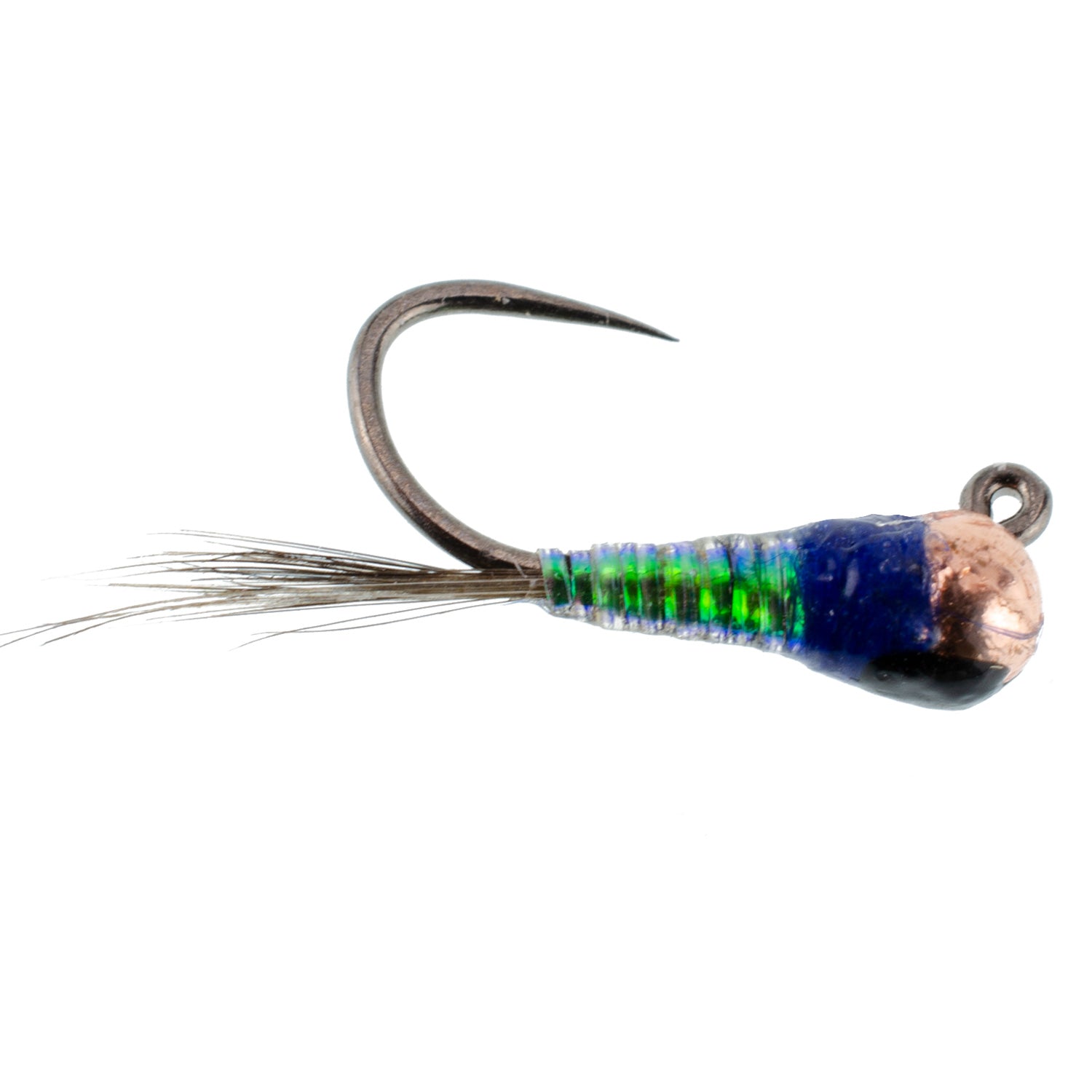 3 Pack Tungsten Gasolina Perdigon Tactical Jig Euro Nymph Fly - Size 14